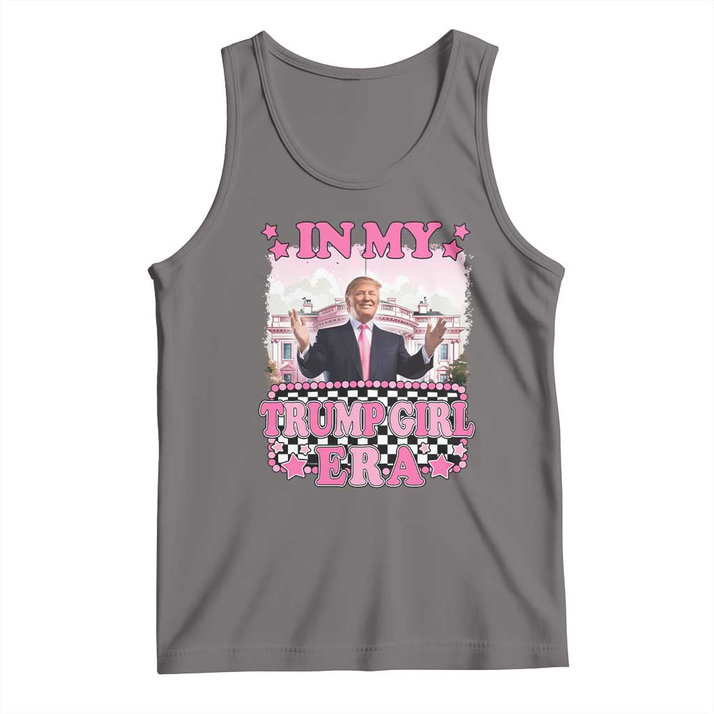 Funny Pink Trump Tank Top In My Trump Girl Era TS09 Deep Heather Print Your Wear
