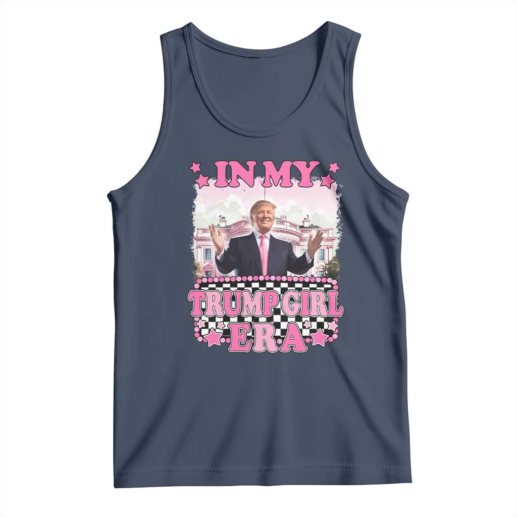 Funny Pink Trump Tank Top In My Trump Girl Era TS09 Navy Print Your Wear