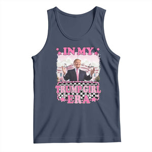 Funny Pink Trump Tank Top In My Trump Girl Era TS09 Navy Print Your Wear