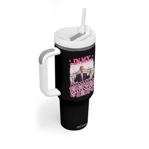 Funny Pink Trump Tumbler With Handle In My Trump Girl Era TS09 Print Your Wear