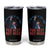 Trump Raised Fist Tumbler Cup If You Come At The King You Best Not Miss TS09 Black Print Your Wear
