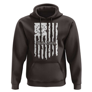 Trump Supporter Hoodie 45 Squared Betsy Ross Flag We The People 2024 Election TS09 Dark Chocolate Print Your Wear