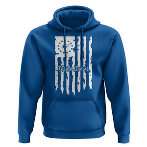 Trump Supporter Hoodie 45 Squared Betsy Ross Flag We The People 2024 Election TS09 Royal Blue Print Your Wear