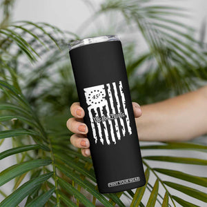 Trump Supporter Skinny Tumbler 45 Squared Betsy Ross Flag We The People TS09 Print Your Wear