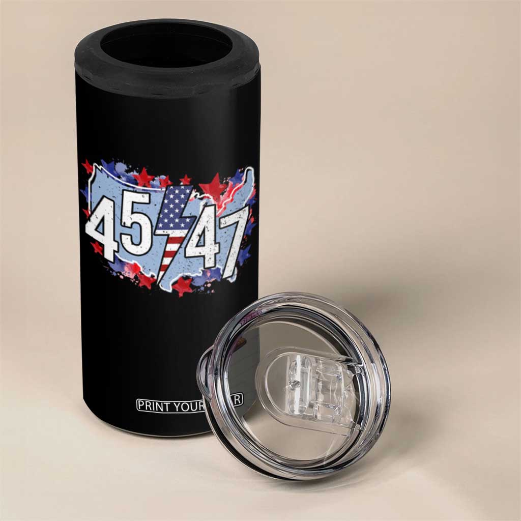 Trump Supporter 4 in 1 Can Cooler Tumbler 45 47 President Election TS09 Print Your Wear