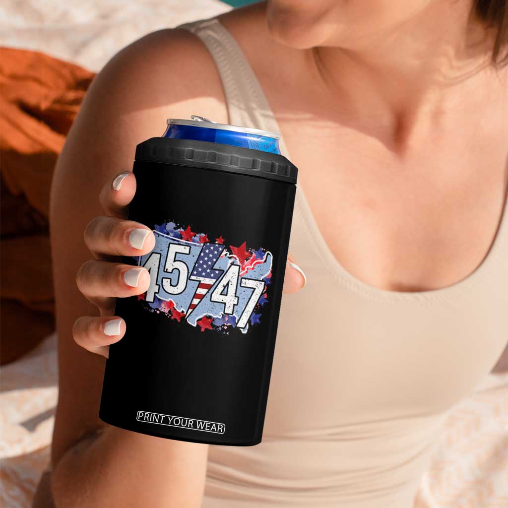 Trump Supporter 4 in 1 Can Cooler Tumbler 45 47 President Election TS09 Print Your Wear