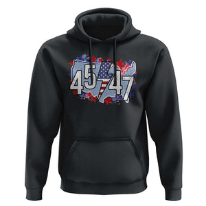Trump Supporter Hoodie 45 47 President Election TS09 Black Print Your Wear