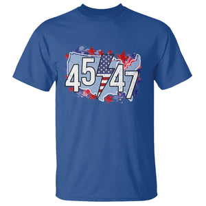 Trump Supporter T Shirt 45 47 President Election TS09 Royal Blue Print Your Wear