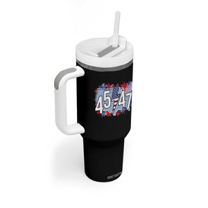 Trump Supporter Tumbler With Handle 45 47 President Election TS09 Print Your Wear