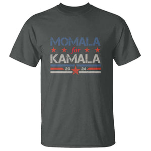 Harris 2024 T Shirt Momala Is Voting For Kamala TS09 Dark Heather Print Your Wear