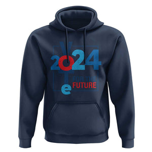 Vote 2024 Hoodie For The Future TS09 Navy Print Your Wear
