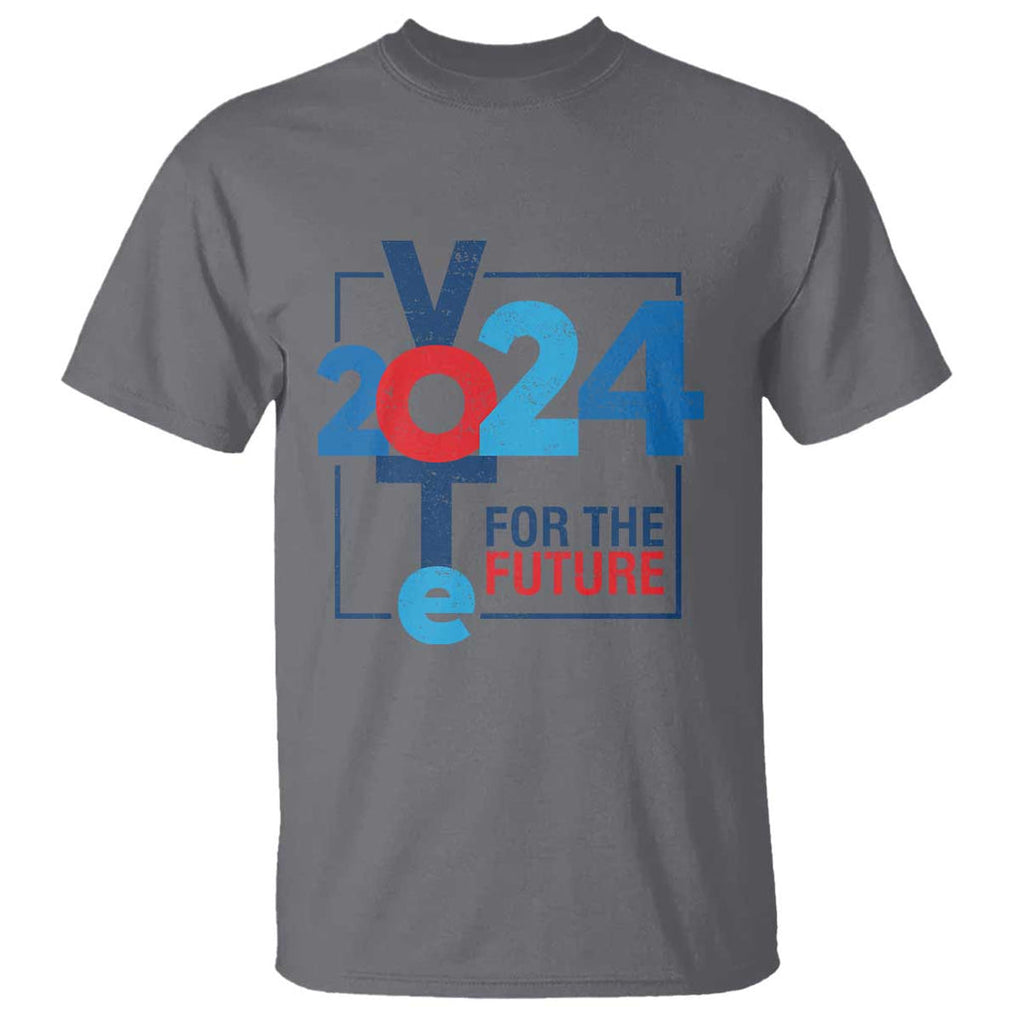 Vote 2024 T Shirt For The Future TS09 Charcoal Print Your Wear