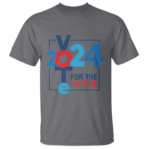 Vote 2024 T Shirt For The Future TS09 Charcoal Print Your Wear