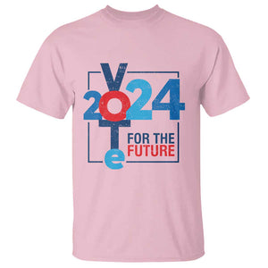 Vote 2024 T Shirt For The Future TS09 Light Pink Print Your Wear