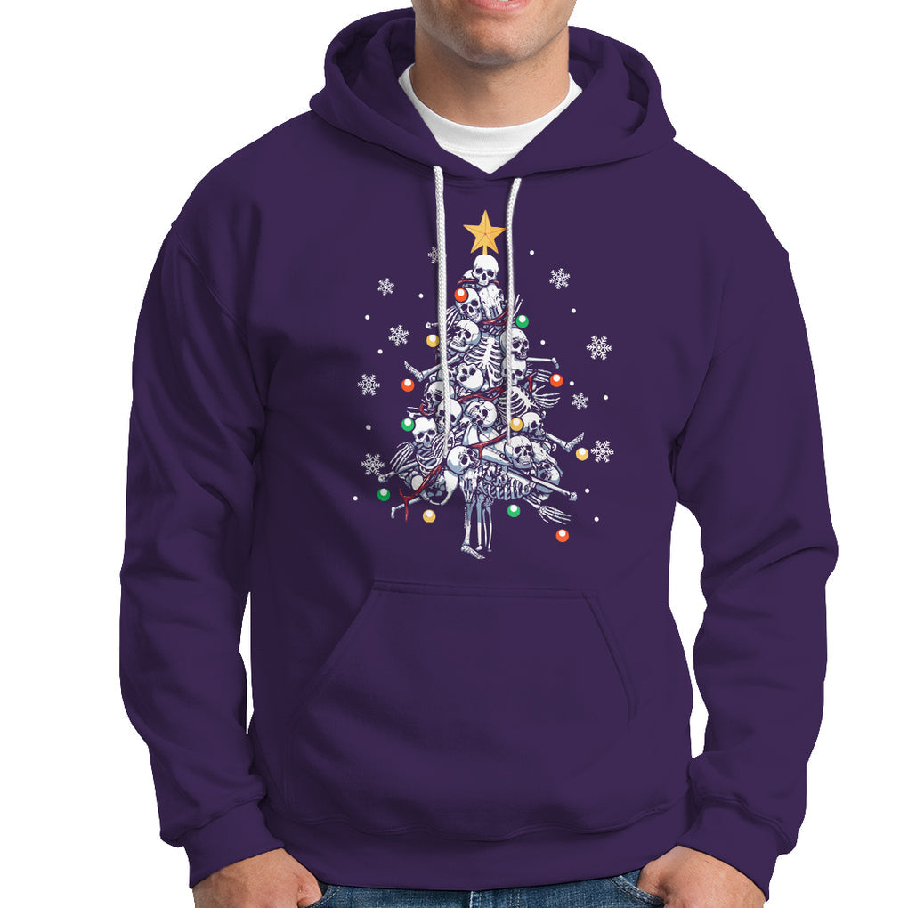 Skull Christmas Tree Cool Christmas Skeleton Hoodie TS09 Printyourwear