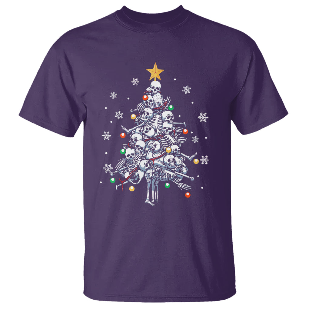 Skull Christmas Tree Cool Christmas Skeleton T Shirt TS09 Printyourwear
