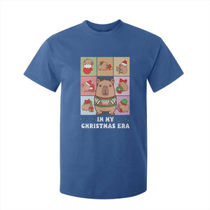 Funny Capybara Christmas T Shirt For Kid In My Christmas Era TS09 Royal Blue Print Your Wear