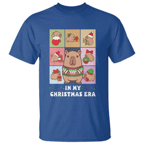 Funny Capybara Christmas T Shirt In My Christmas Era TS09 Royal Blue Print Your Wear