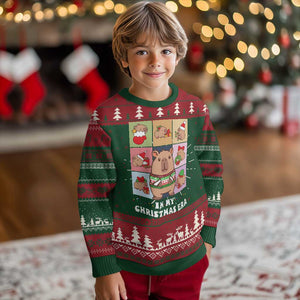 Funny Capybara Xmas Ugly Christmas Sweater In My Christmas Era TS09 Christmas Print Your Wear