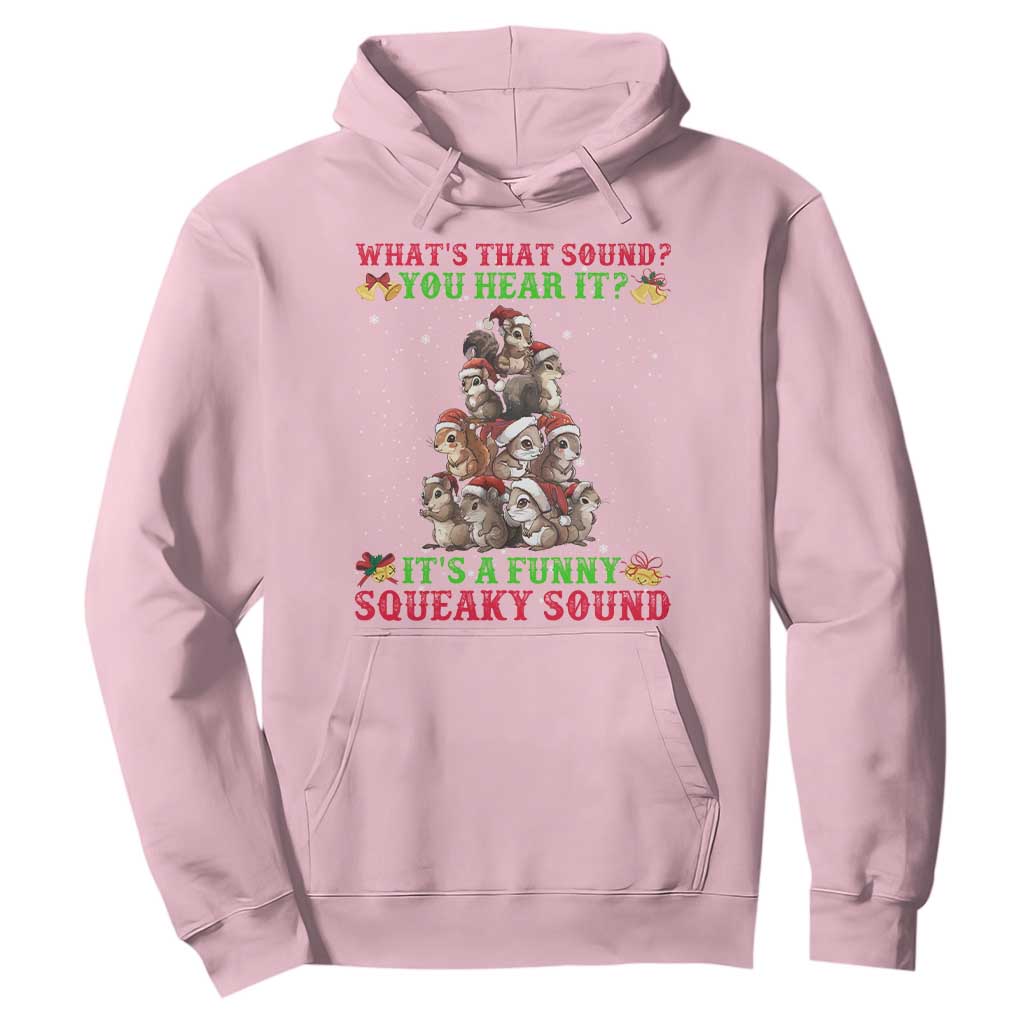 Squirrel Christmas Hoodie It's A Funny Squeaky Sound TS09 Light Pink Print Your Wear