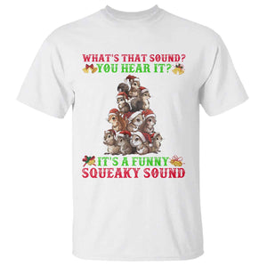 Squirrel Christmas T Shirt It's A Funny Squeaky Sound TS09 White Print Your Wear