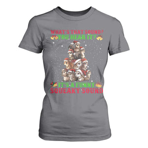 Squirrel Christmas T Shirt For Women It's A Funny Squeaky Sound TS09 Charcoal Print Your Wear