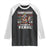 Funny Christmas Raccoon Raglan Shirt Sorry Santa I've Been Feral TS09 Black White Print Your Wear