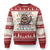 Funny Xmas Raccoon Ugly Christmas Sweater Sorry Santa I've Been Feral TS09 Red Print Your Wear