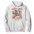 Funny Christmas Raccoon Hoodie Sorry Santa I've Been Feral Reindeer TS09 White Print Your Wear