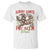 Funny Christmas Raccoon T Shirt Sorry Santa I've Been Feral Reindeer TS09 White Print Your Wear