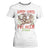 Funny Christmas Raccoon T Shirt For Women Sorry Santa I've Been Feral Reindeer TS09 White Print Your Wear