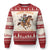 Funny Xmas Raccoon Ugly Christmas Sweater Sorry Santa I've Been Feral Cowboy TS09 Red Print Your Wear