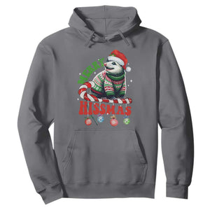 Funny Christmas Opossum Hoodie Merry Hissmass TS09 Charcoal Print Your Wear