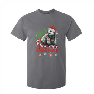 Funny Christmas Opossum T Shirt For Kid Merry Hissmass TS09 Charcoal Print Your Wear