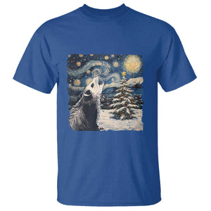 Christmas Starry Night Opossum T Shirt TS09 Royal Blue Print Your Wear