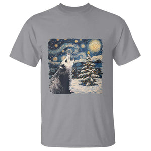 Christmas Starry Night Opossum T Shirt TS09 Sport Gray Print Your Wear