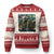 Christmas Starry Night Raccoon Ugly Christmas Sweater TS09 Red Print Your Wear