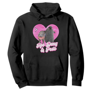 Funny Best Friends Moo Deng Pesto Hoodie TS09 Black Print Your Wear