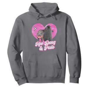 Funny Best Friends Moo Deng Pesto Hoodie TS09 Charcoal Print Your Wear