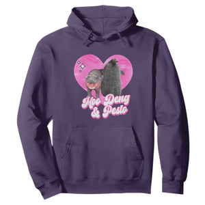 Funny Best Friends Moo Deng Pesto Hoodie TS09 Purple Print Your Wear