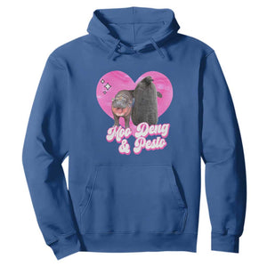 Funny Best Friends Moo Deng Pesto Hoodie TS09 Royal Blue Print Your Wear