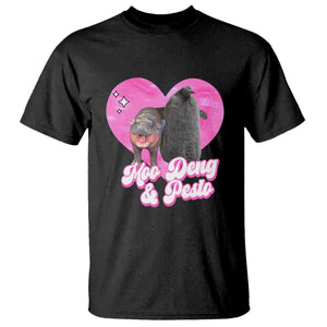 Funny Best Friends Moo Deng Pesto T Shirt TS09 Black Print Your Wear