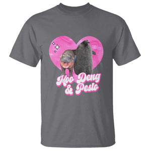 Funny Best Friends Moo Deng Pesto T Shirt TS09 Charcoal Print Your Wear