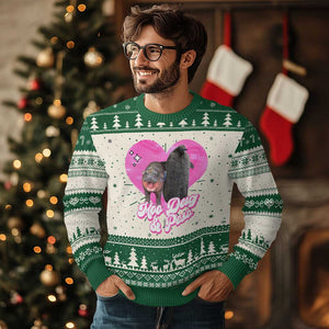 Funny Best Friends Moo Deng Pesto Ugly Christmas Sweater TS09 Green Print Your Wear