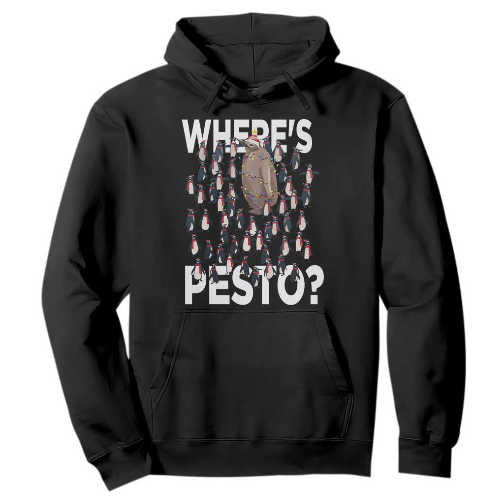 Funny Christmas Wheres Pesto Hoodie TS09 Black Print Your Wear