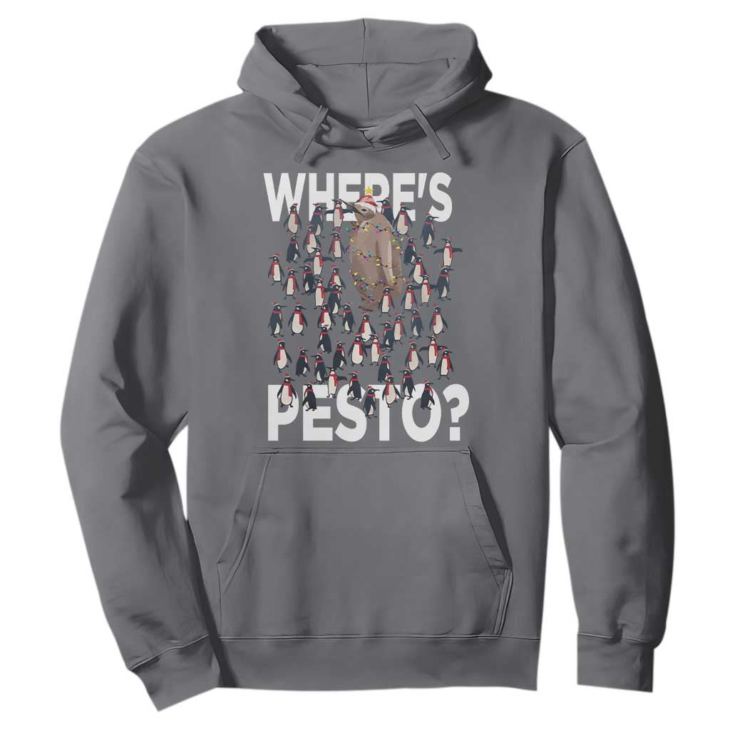 Funny Christmas Wheres Pesto Hoodie TS09 Charcoal Print Your Wear