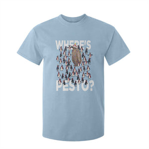 Funny Christmas Wheres Pesto T Shirt For Kid TS09 Light Blue Print Your Wear