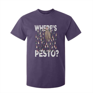 Funny Christmas Wheres Pesto T Shirt For Kid TS09 Purple Print Your Wear