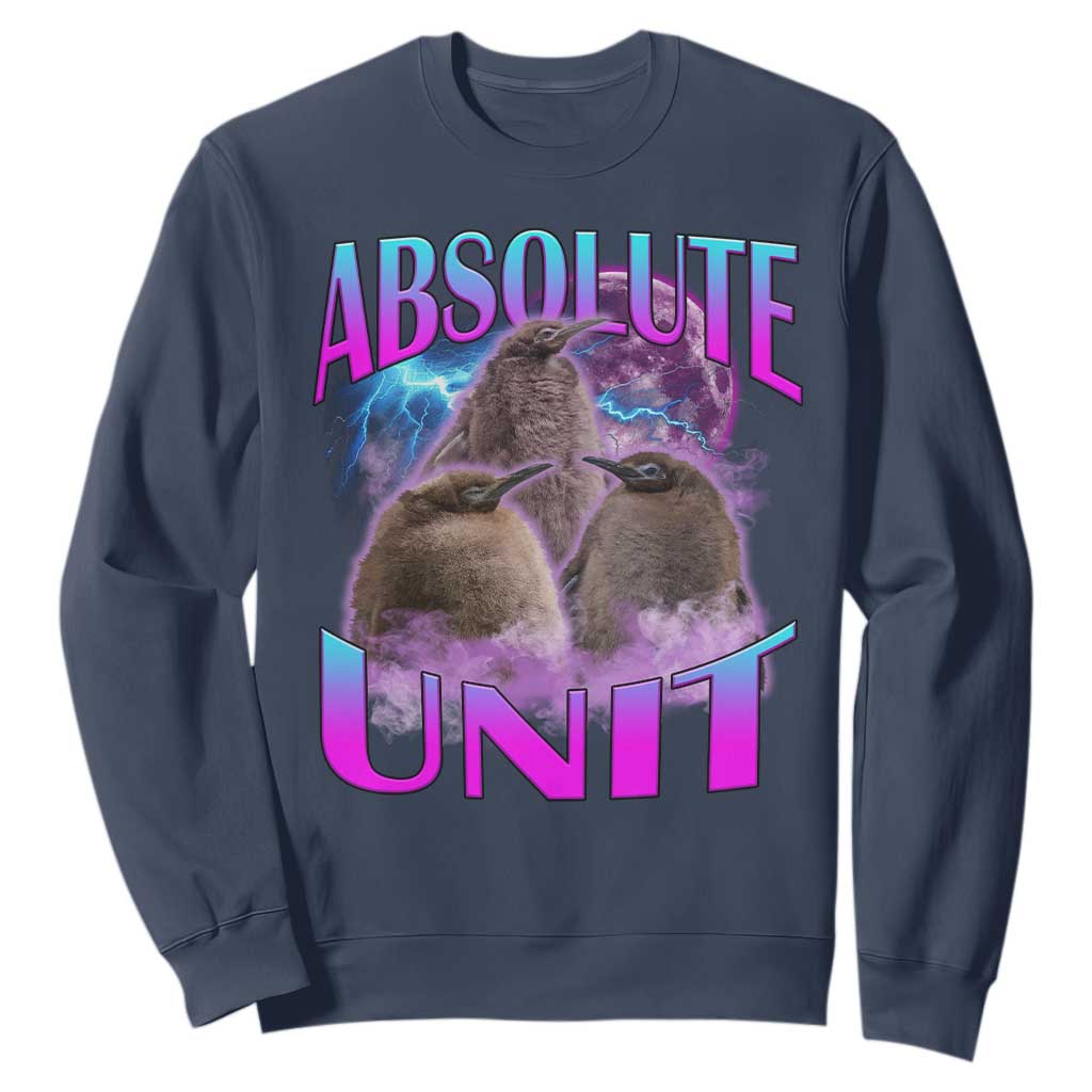 Pesto The Penguin Absolute Unit Sweatshirt TS09 Navy Print Your Wear