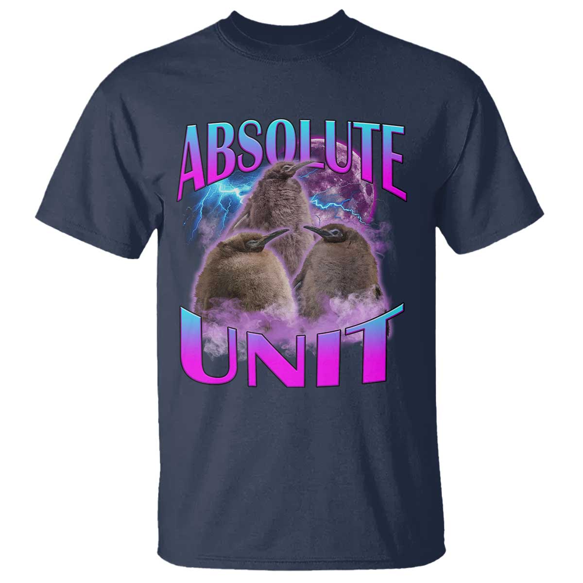 Pesto The Penguin Absolute Unit T Shirt TS09 Navy Print Your Wear